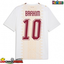 Camisa de Futebol Marrocos Brahim Diaz #10 Equipamento Secundário Mundo 2026 Manga Curta